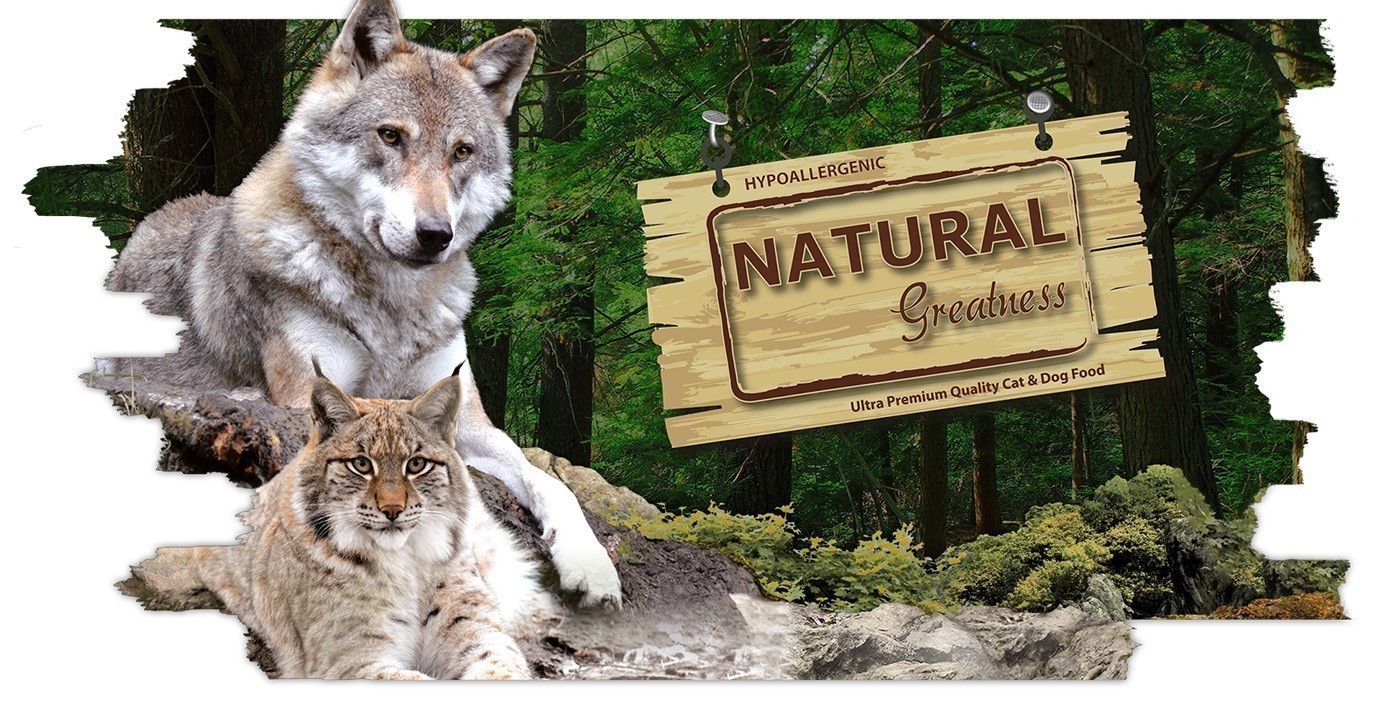 Natural Greatness kattenvoer banner