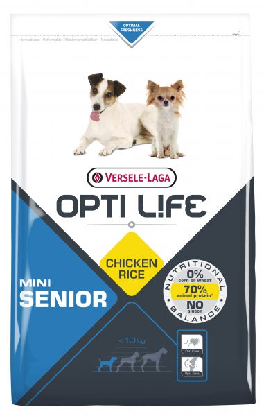 Opti life senior mini hondenvoer