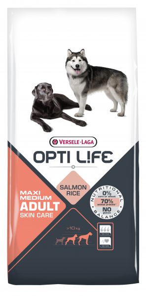 Opti life adult skin care medium/maxi hondenvoer