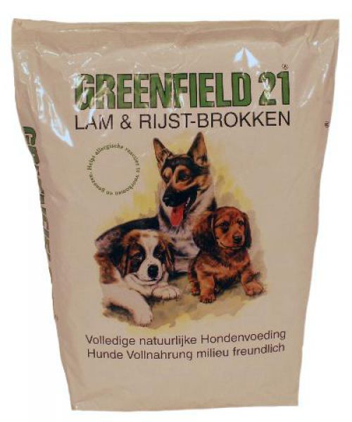 Greenfield 21 brok lam/rijst hondenvoer