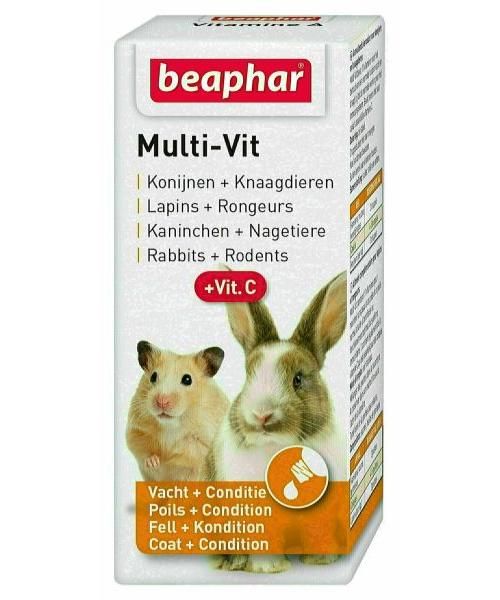 Beaphar multi-vitamine knaagdier en konijnen