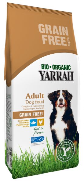 Yarrah dog adult graanvrij kip/vis hondenvoer