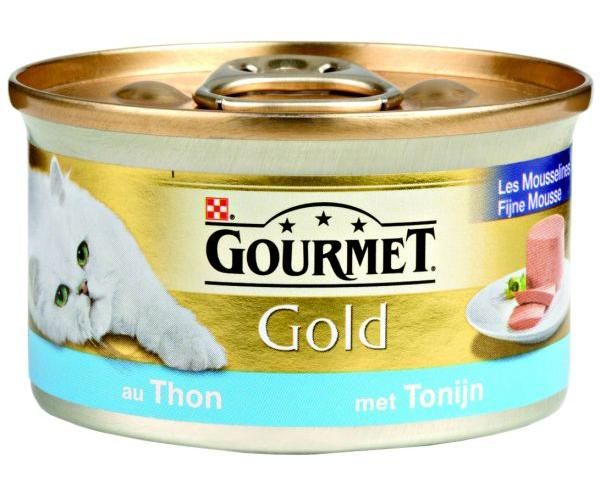 Gourmet gold fijne mousse tonijn kattenvoer