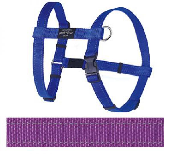 Rogz for dogs fanbelt tuig voor hond paars