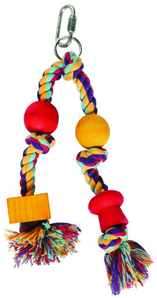 Happy pet speelgoed papegaai twin hanger assorti