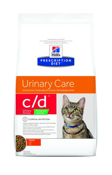 Hill's feline c/d urinary stress reduced calories kattenvoer