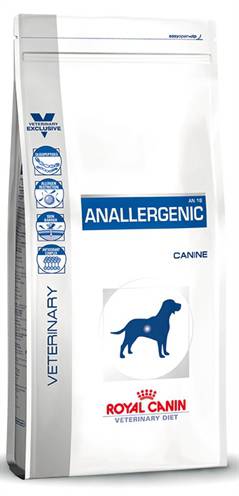 Datum Vergelijken Specialist Royal Canin Dog Anallergenic Hondenvoer slechts € 62,69 voor 8 Kg.