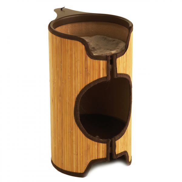 Jolly moggy kattenmand cat tower bamboe