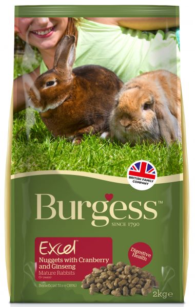 Burgess excel rabbit mature cranberry & ginseng