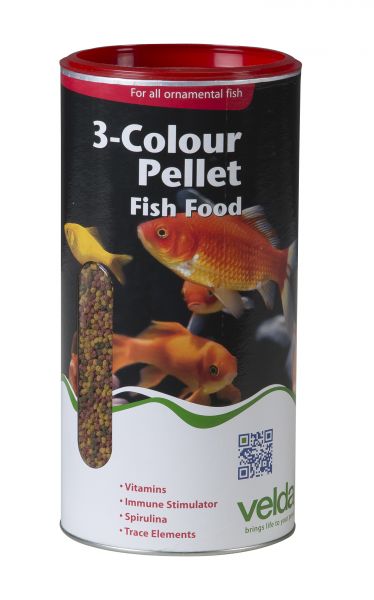 Velda 3 colour pellet food