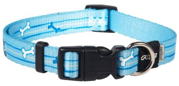 Rogz for dogs yoyo yip yap halsband voor hond blue