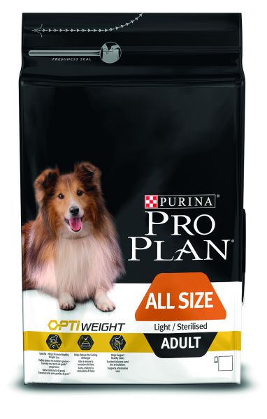 Pro plan dog adult light sterilised kip/rijst hondenvoer
