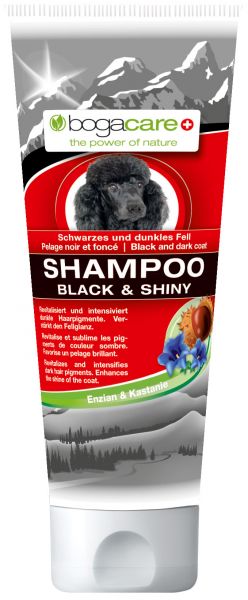 Bogacare shampoo black & shiny voor donkere vacht