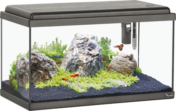 Adm aquarium aqua led zwart 60