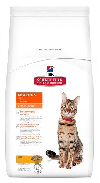 Hill's feline adult optimal care kip kattenvoer