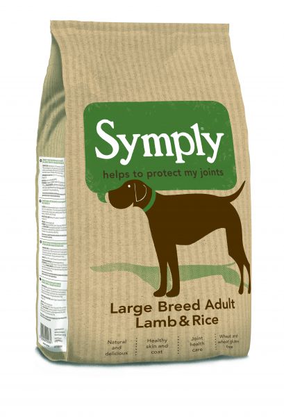 Symply large breed adult lam / rijst hondenvoer