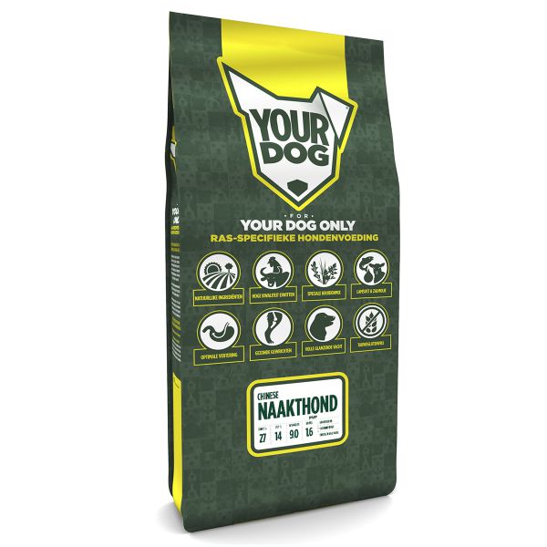 Yourdog chinese naakthond hondenvoer