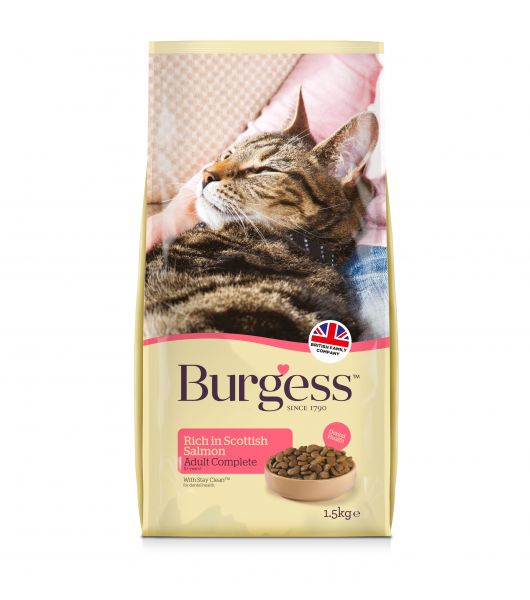 Burgess cat adult rijk aan schotse zalm kattenvoer