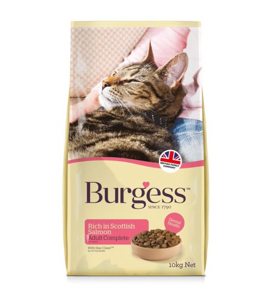 Burgess cat adult rijk aan schotse zalm kattenvoer