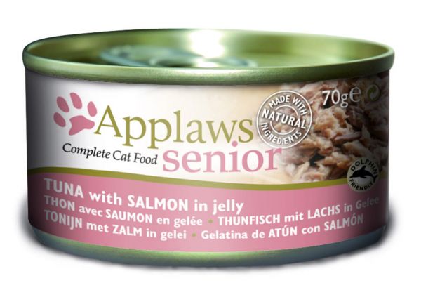 Applaws cat blik senior tuna / salmon kattenvoer