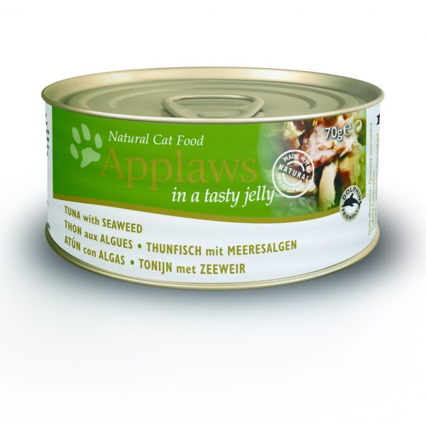 Applaws cat blik adult tuna / seaweed in gelei kattenvoer