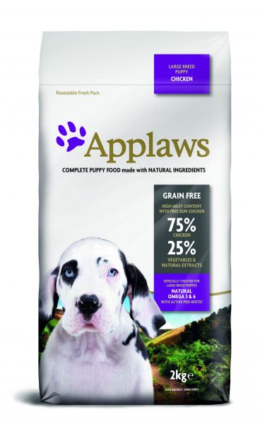 Applaws dog puppy large breed chicken hondenvoer