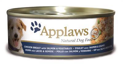 Applaws dog blik chicken / salmon / rice hondenvoer