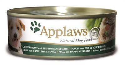 Applaws dog blik chicken / beef / liver hondenvoer