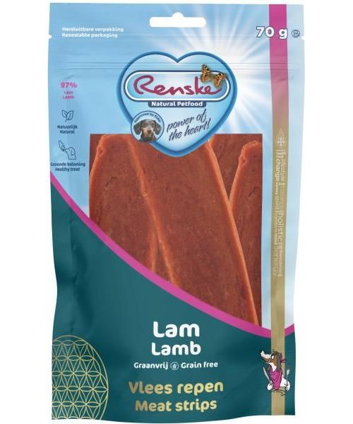 Renske gezonde beloning vlees strip lam hondensnack