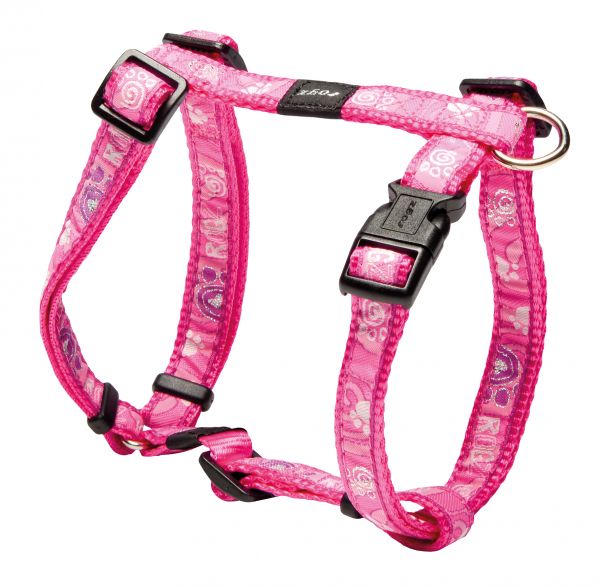 Rogz for dogs scooter tuig voor hond pink paw