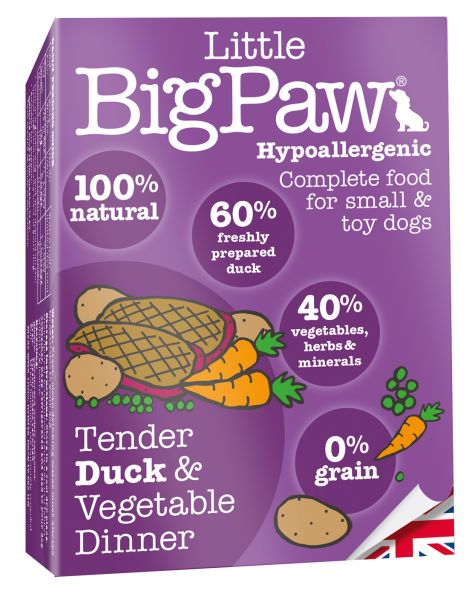 Little big paw malse eend / groenten dinner hondenvoer