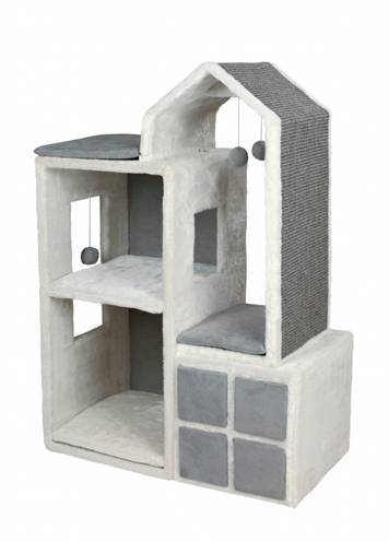 Trixie gala katten toren wit / grijs