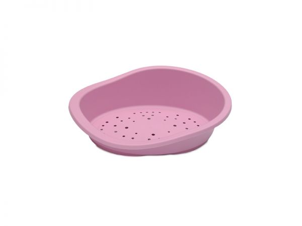 Rosewood hondenmand sonny plastic classic roze