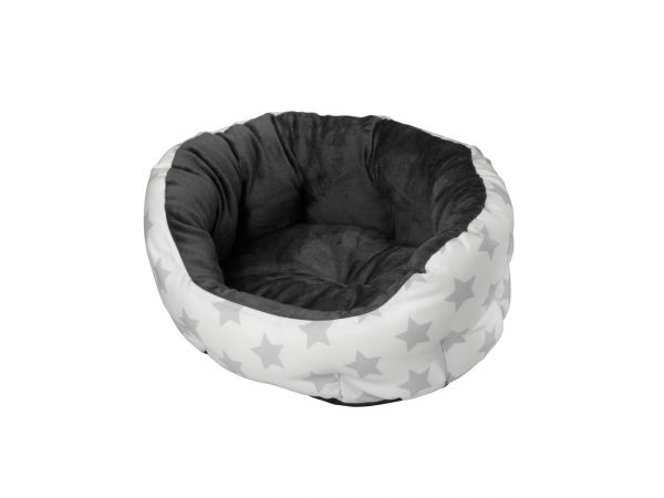D&d hondenmand soft bed stars zilver