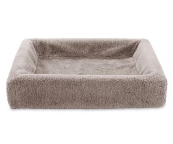 Bia bed fleece hoes hondenmand taupe