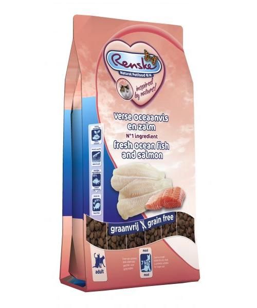 Renske Super Premium Adult Maxi Verse Oceaanvis En Zalm Kattenvoer