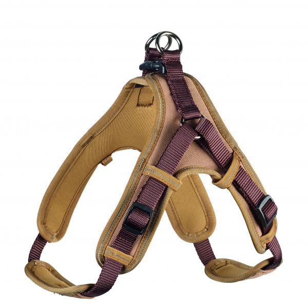 Hunter tuig voor hond neopreen vario quick bruin / caramel