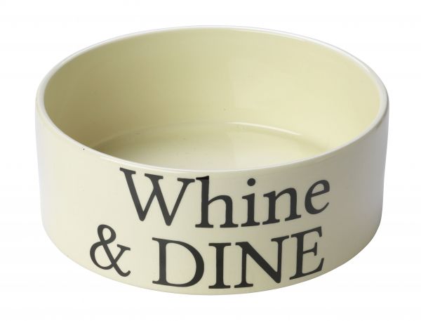 House of paws voerbak hond whine & dine creme