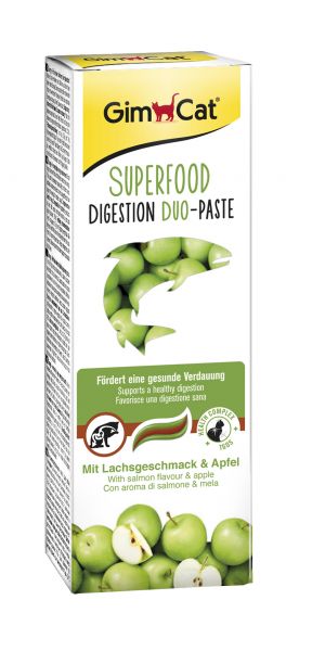 Gimcat superfood digestion duo-pasta zalm / appel