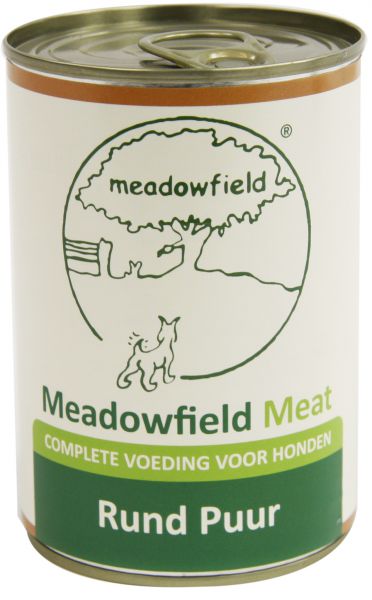 Meadowfield meat blik rund puur hondenvoer