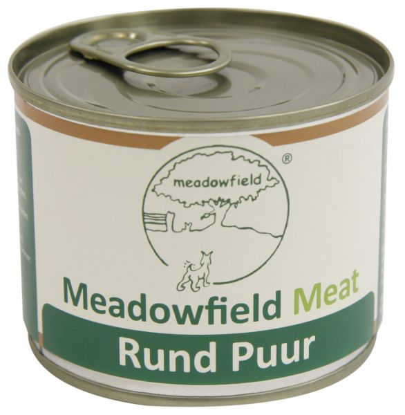 Meadowfield meat blik rund puur hondenvoer