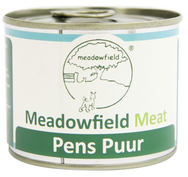 Meadowfield meat blik pens puur hondenvoer