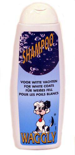 Waggly shampoo witte honden