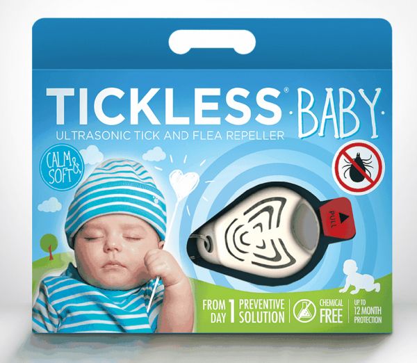 Tickless teek en vlo afweer voor baby's
