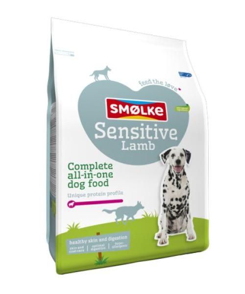 Woning Vooruitzien vermoeidheid Smolke Sensitive Brokken Hondenvoer slechts € 53,95 voor 12 Kg.