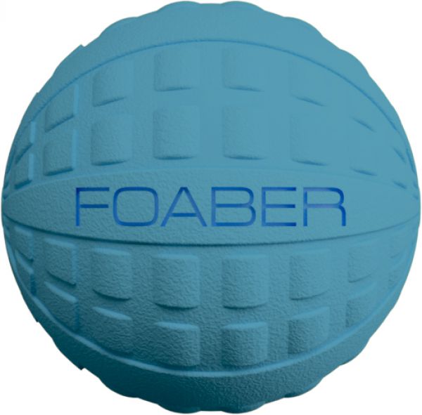 Foaber bounce bal foam / rubber blauw