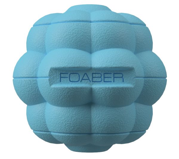 Foaber bump bal voerbal foam / rubber blauw