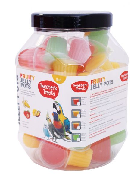 Tweeter's treats fruitige jelly mixed in pot
