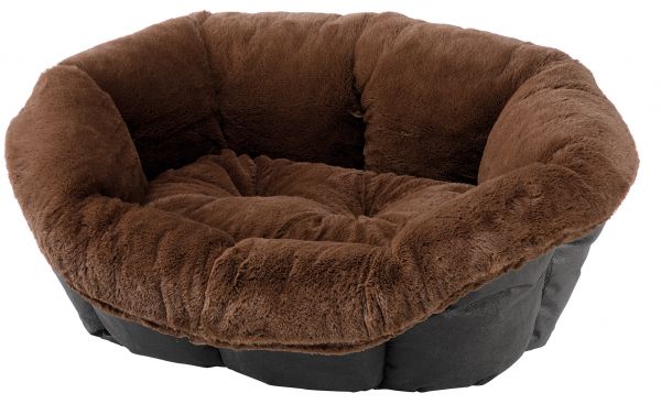 Ferplast hondenmand sofa cushion soft bruin