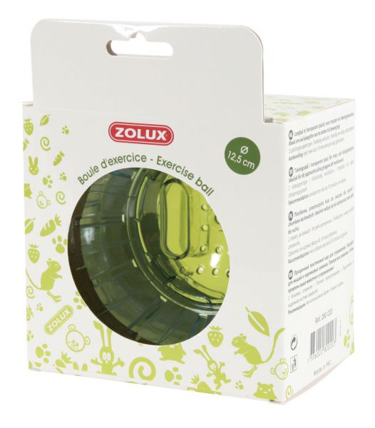 Zolux hamsterbal transparant / groen